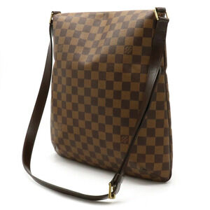 Louis Vuitton Shoulder Musette Crossbody Bag Damier Brown